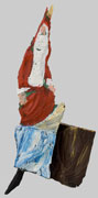 Weihnachtsmann 1103, Holzskulptur